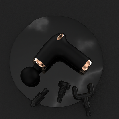 Pistolet de massage avec 4 tête comprises