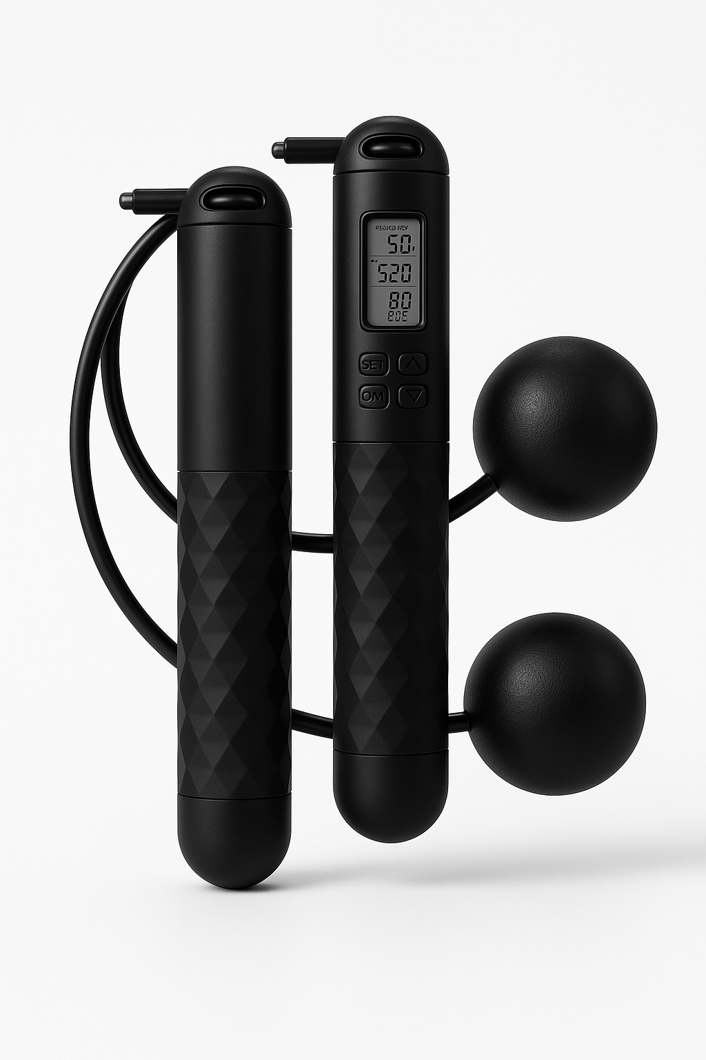 Corde à sauter sans corde avec compteur de fitness