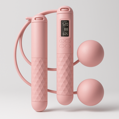 Corde à sauter sans corde avec compteur de fitness